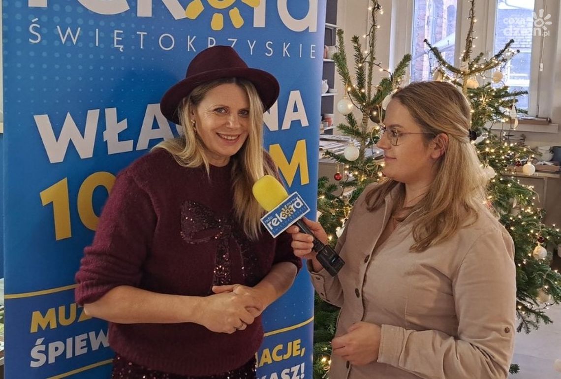 Maria Sadowska spędza święta śpiewająco Maria Sadowska spędza święta śpiewająco