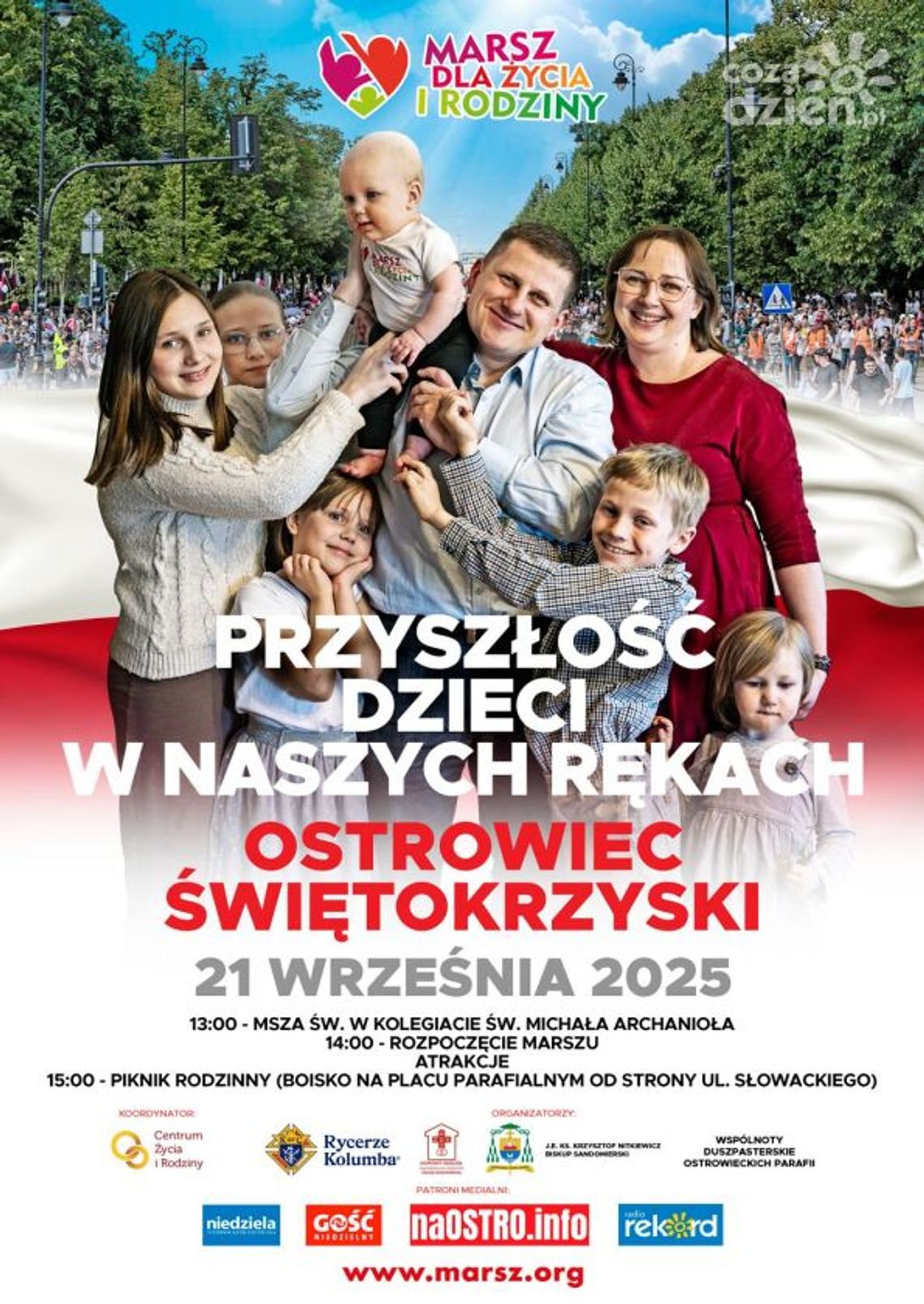 Marsz dla życia i rodziny przejdzie ulicami Ostrowca Świętokrzyskiego Marsz dla życia i rodziny przejdzie ulicami Ostrowca Świętokrzyskiego