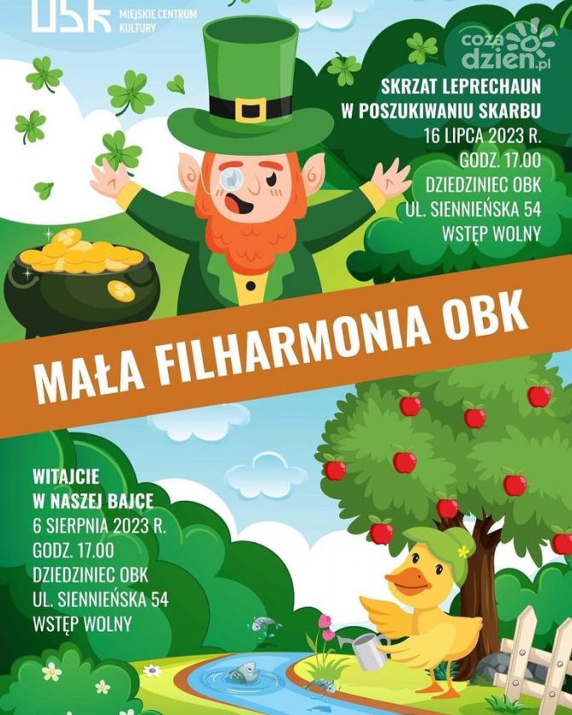 MCK zaprasza na koncert ze skrzatem w roli głównej 