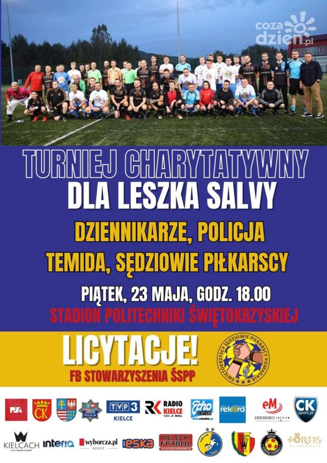Mecz Charytatywny dla Leszka Salvy Mecz Charytatywny dla Leszka Salvy