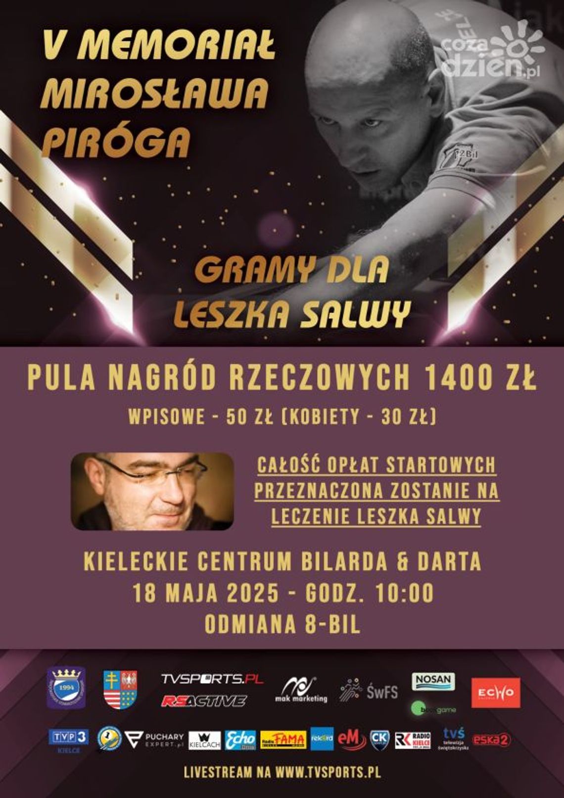 Memoriał Mirosława Piróga - Gramy dla Leszka Salwy! Memoriał Mirosława Piróga - Gramy dla Leszka Salwy!