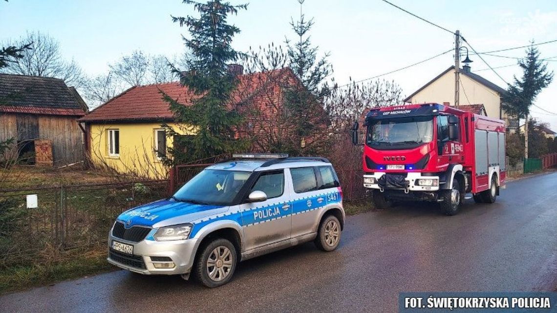 Mężczyzna był wygłodzony i wychłodzony-wyważono drzwi Mężczyzna był wygłodzony i wychłodzony-wyważono drzwi