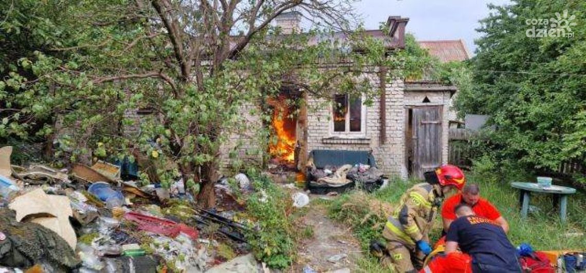 Mężczyzna zmarł w pożarze Mężczyzna zmarł w pożarze