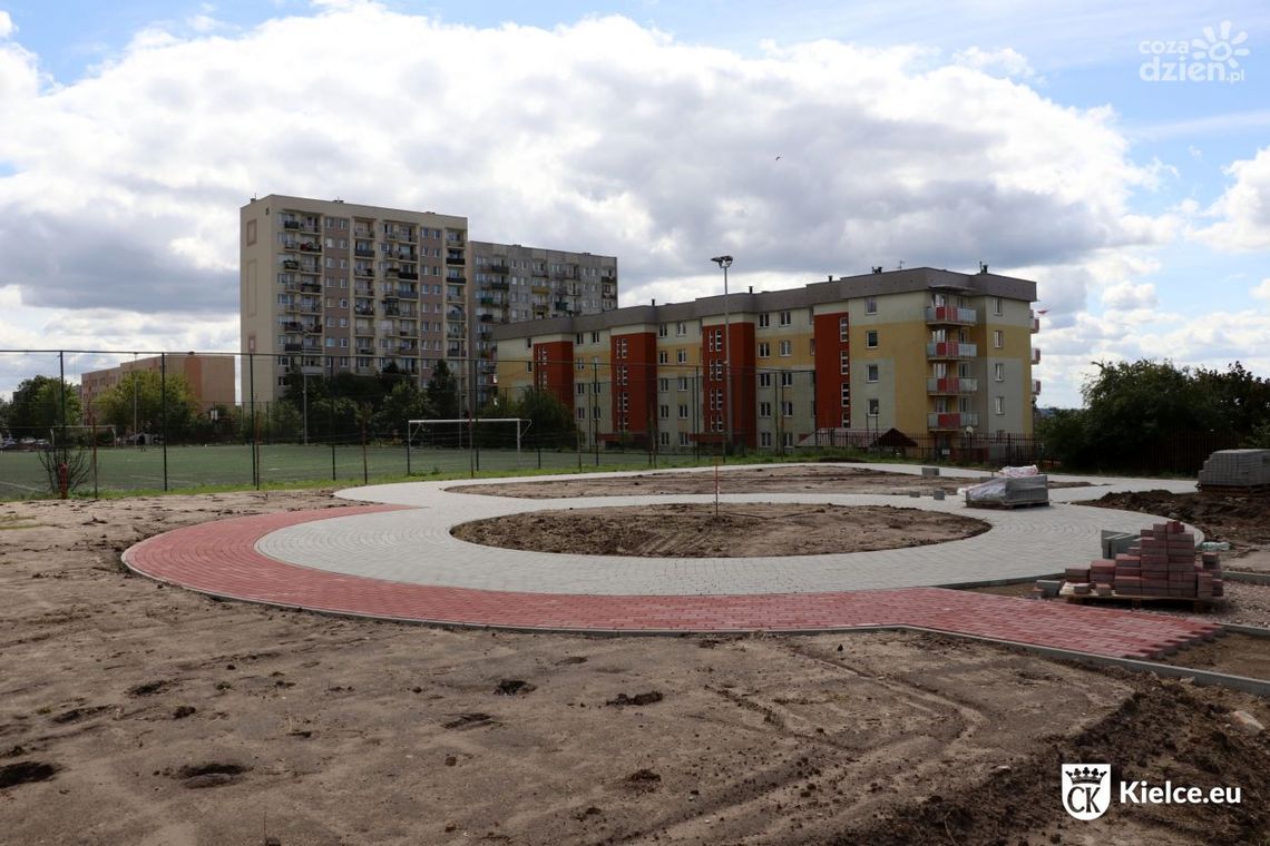 Miasteczko Rowerowe powstaje przy Szkole Podstawowej nr 33 w Kielcach