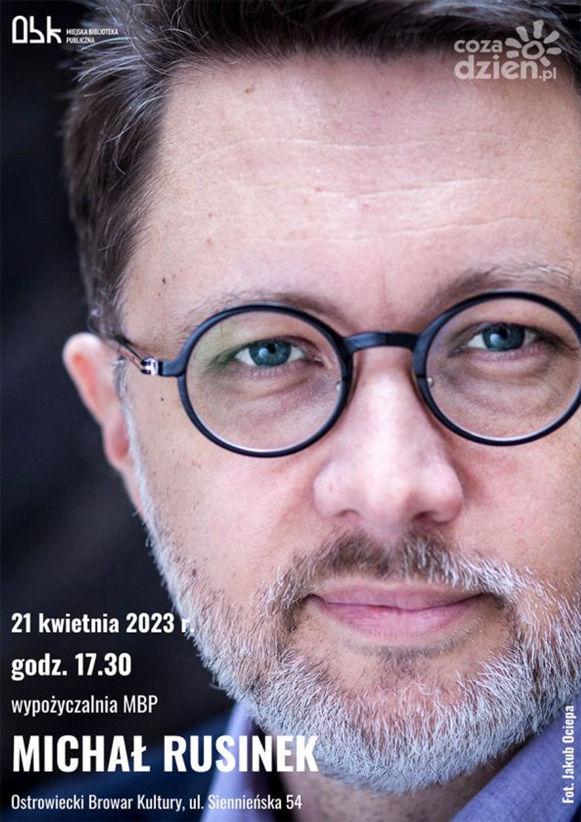 Michał Rusinek w ostrowieckiej bibliotece Michał Rusinek w ostrowieckiej bibliotece