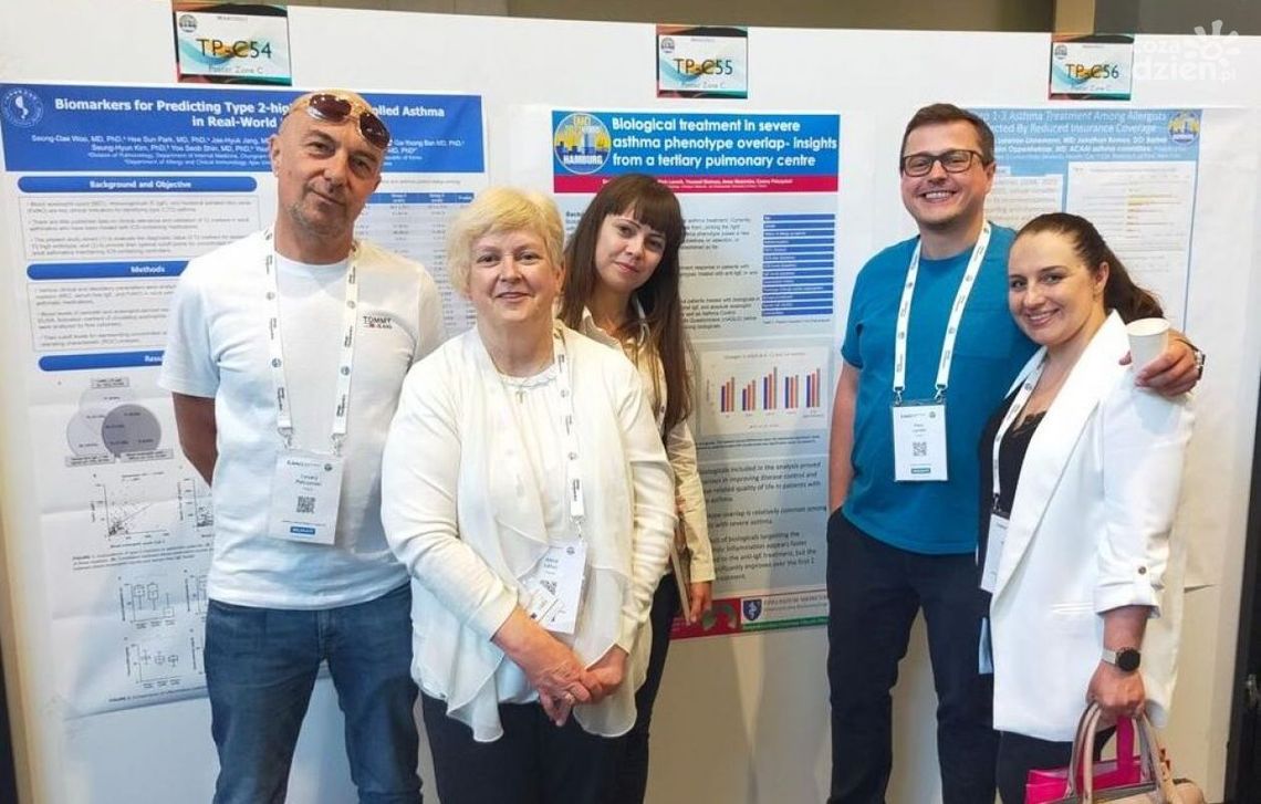 Międzynarodowy sukces zespołu Kliniki Chorób Płuc i Alergologii szpitala w Czerwonej Górze Międzynarodowy sukces zespołu Kliniki Chorób Płuc i Alergologii szpitala w Czerwonej Górze