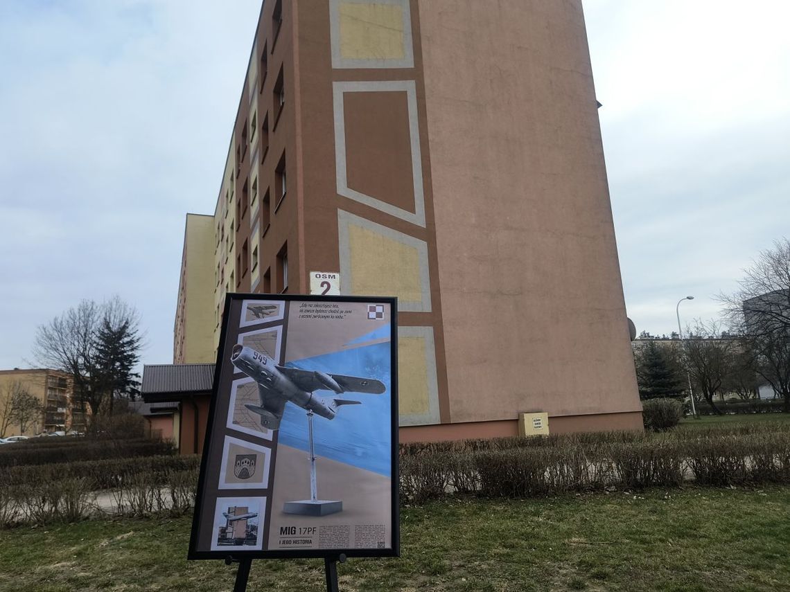 MiG 17 wróci na Pułanki w postaci muralu MiG 17 wróci na Pułanki w postaci muralu