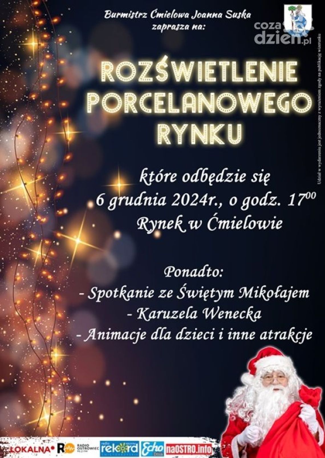 Mikołaj w Ćmielowie będzie aż do niedzieli 