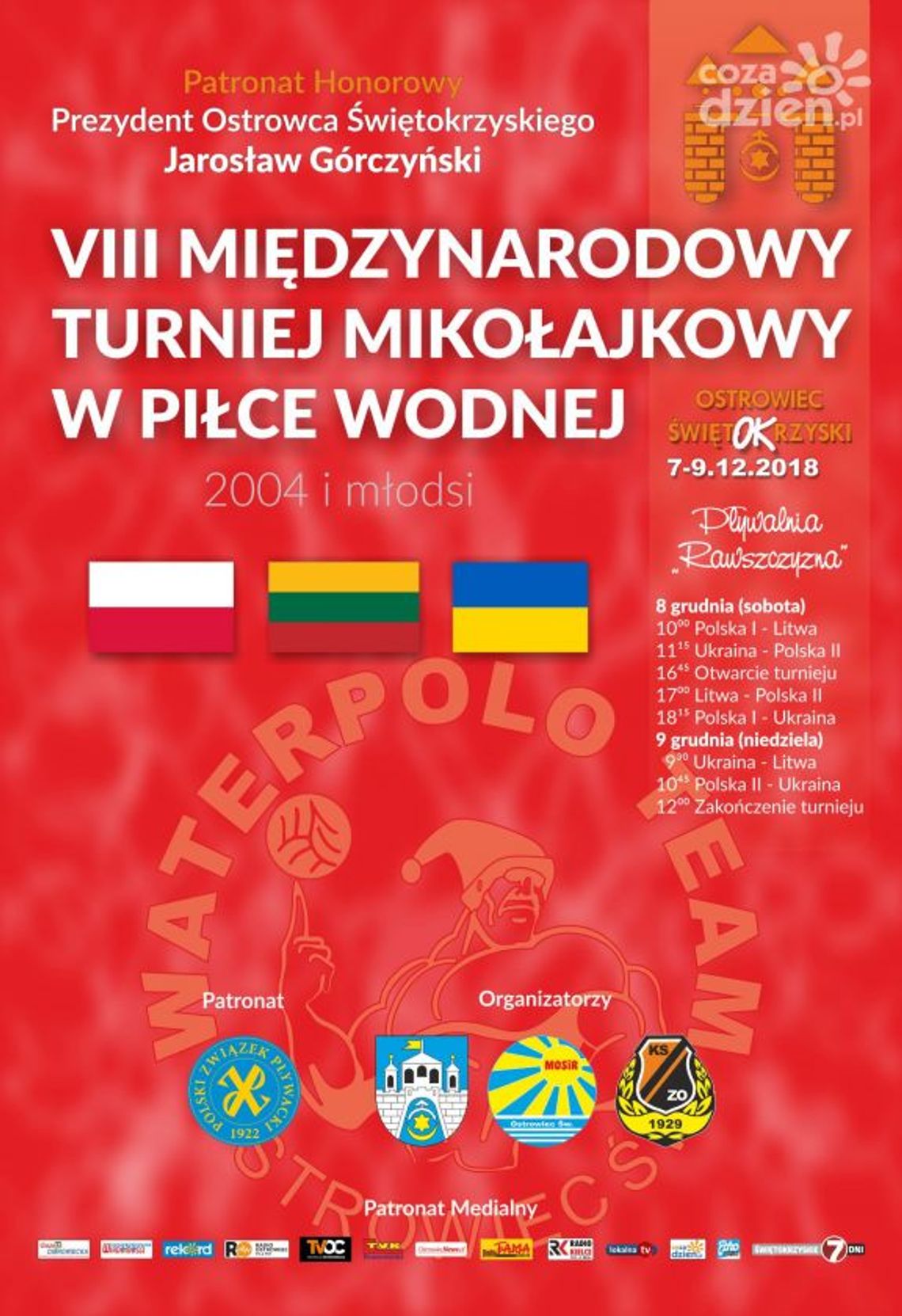 Mikołajkowe waterpolo na Rawszczyźnie Mikołajkowe waterpolo na Rawszczyźnie