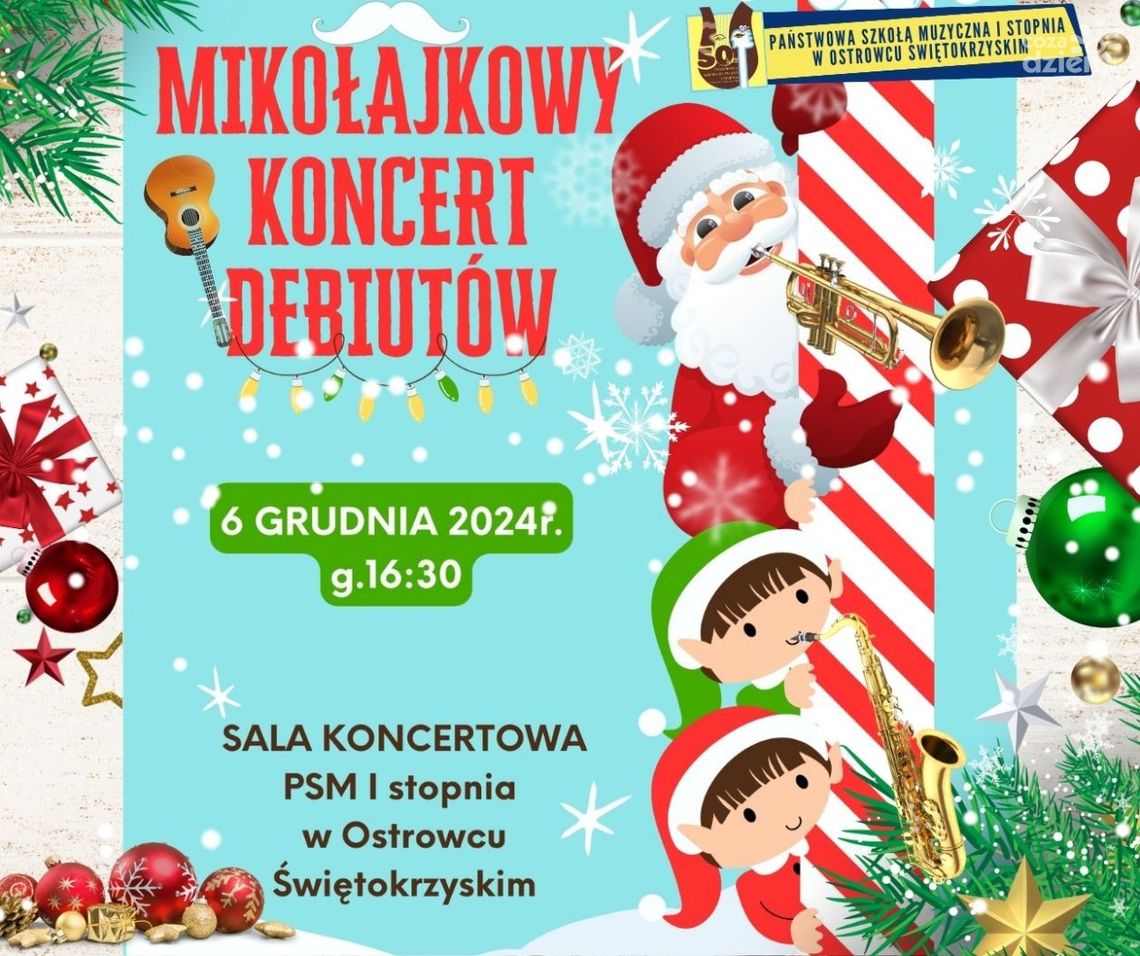 Mikołajkowy koncert muzycznych debiutów Mikołajkowy koncert muzycznych debiutów