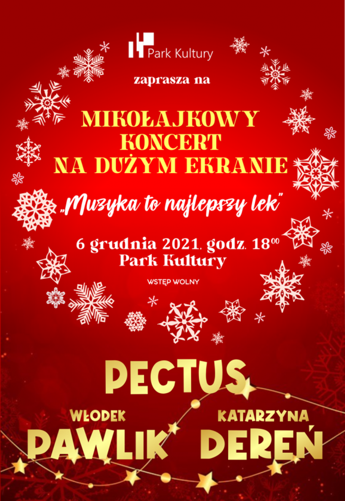 Mikołajkowy koncert na dużym ekranie Mikołajkowy koncert na dużym ekranie