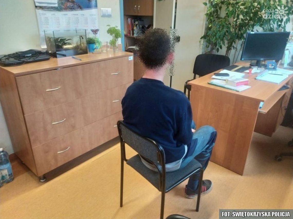 Miłośnik pachnideł w rękach policji