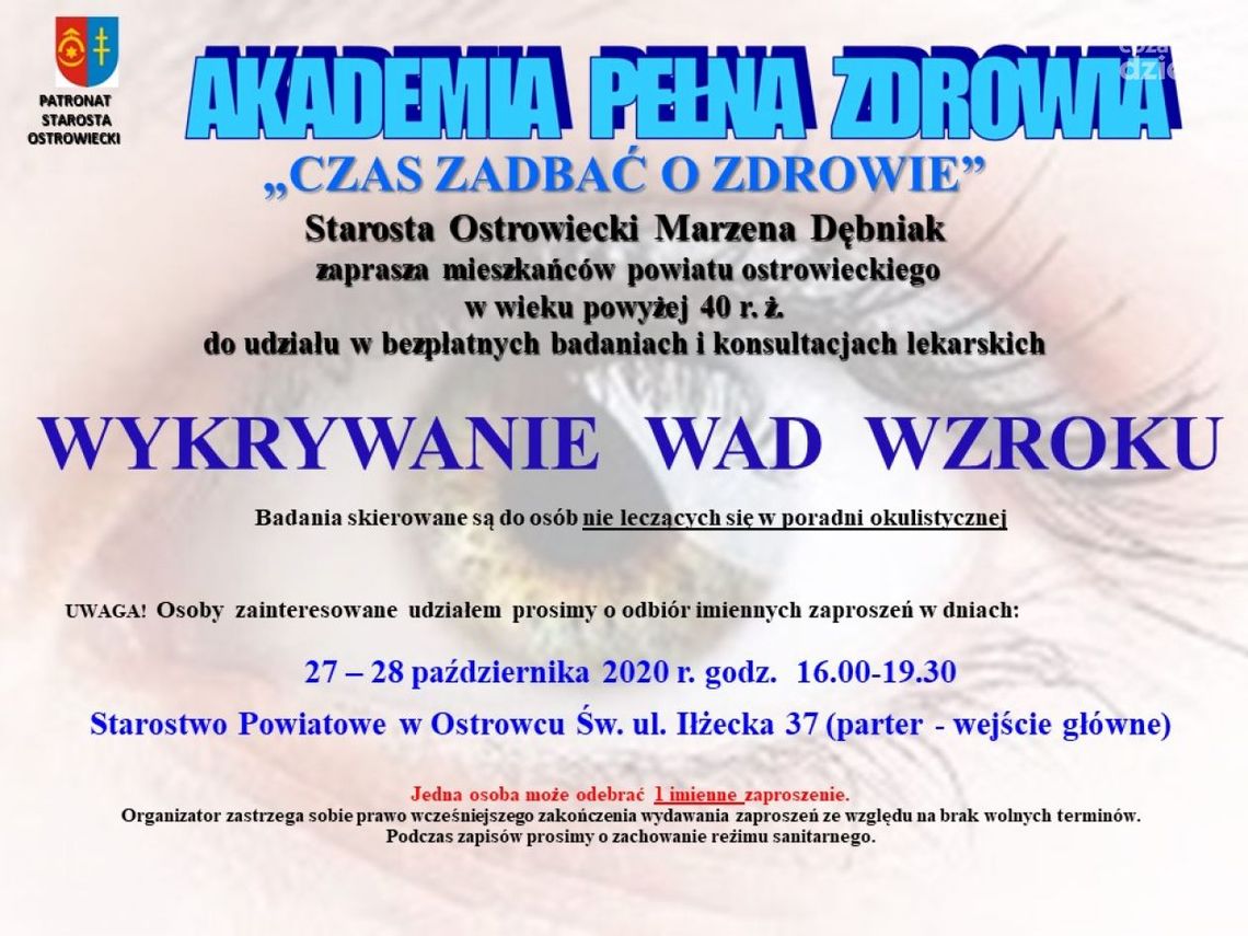 Mimo pandemii, stawiają na profilaktykę