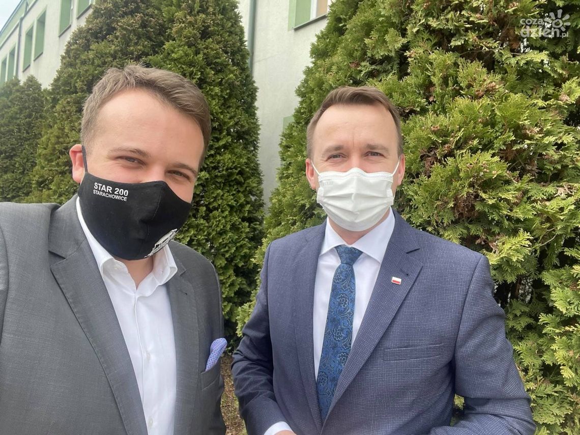 Minister Michał Cieślak z wizytą w Starachowicach Minister Michał Cieślak z wizytą w Starachowicach