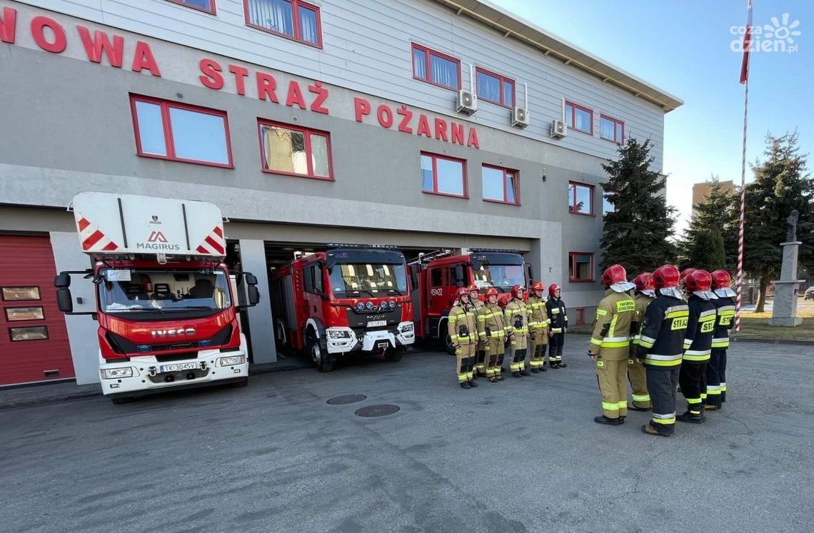 Minuta ciszy dla ukraińskich strażaków 