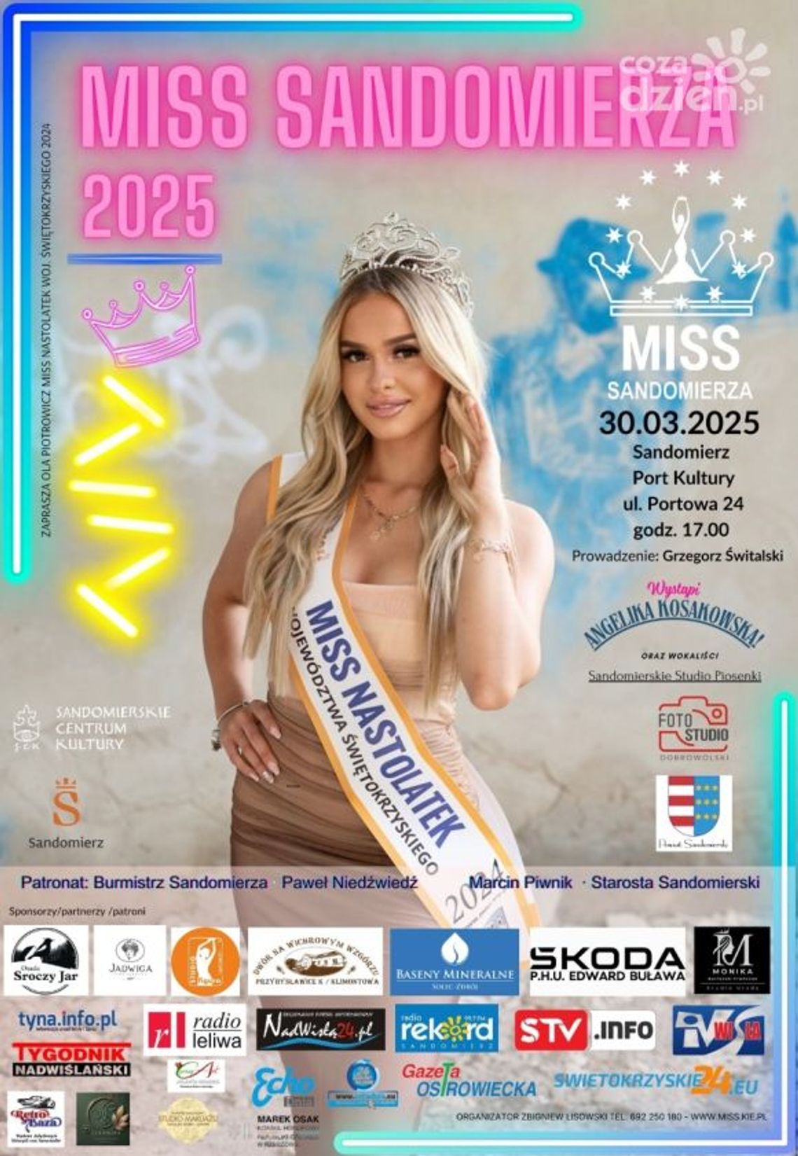 Miss Sandomierza 2025 – już 30 marca w Porcie Kultury w Sandomierzu!