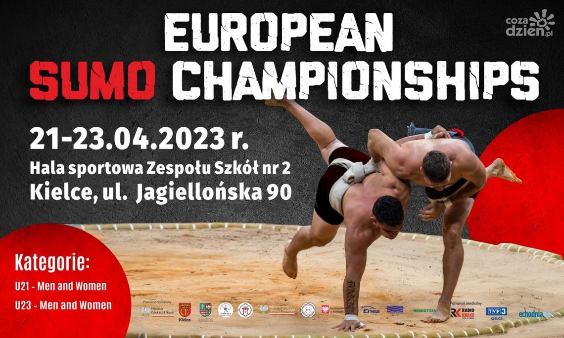 Mistrzostwa Europy Młodzieżowców i Juniorów w Sumo – po raz pierwszy w Kielcach Mistrzostwa Europy Młodzieżowców i Juniorów w Sumo – po raz pierwszy w Kielcach