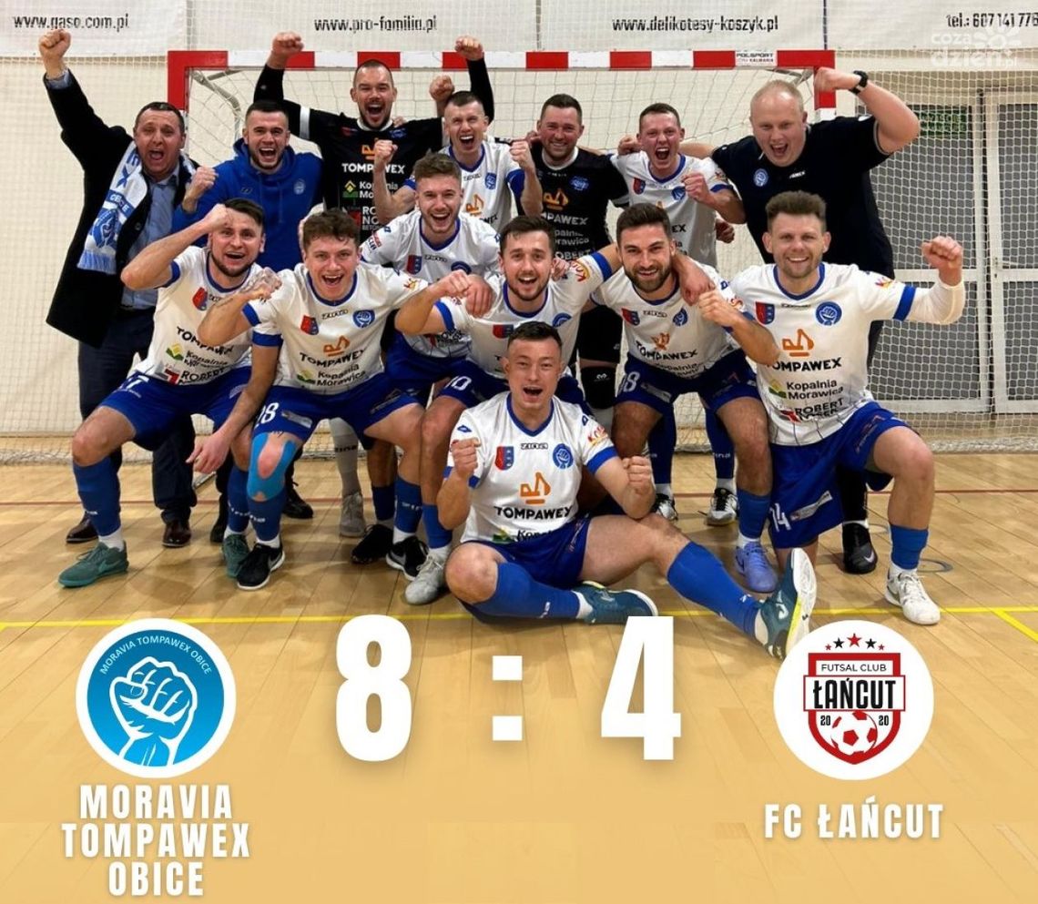 Moravia Tompawex Obice z awansem do 1. Polskiej Ligi Futsalu