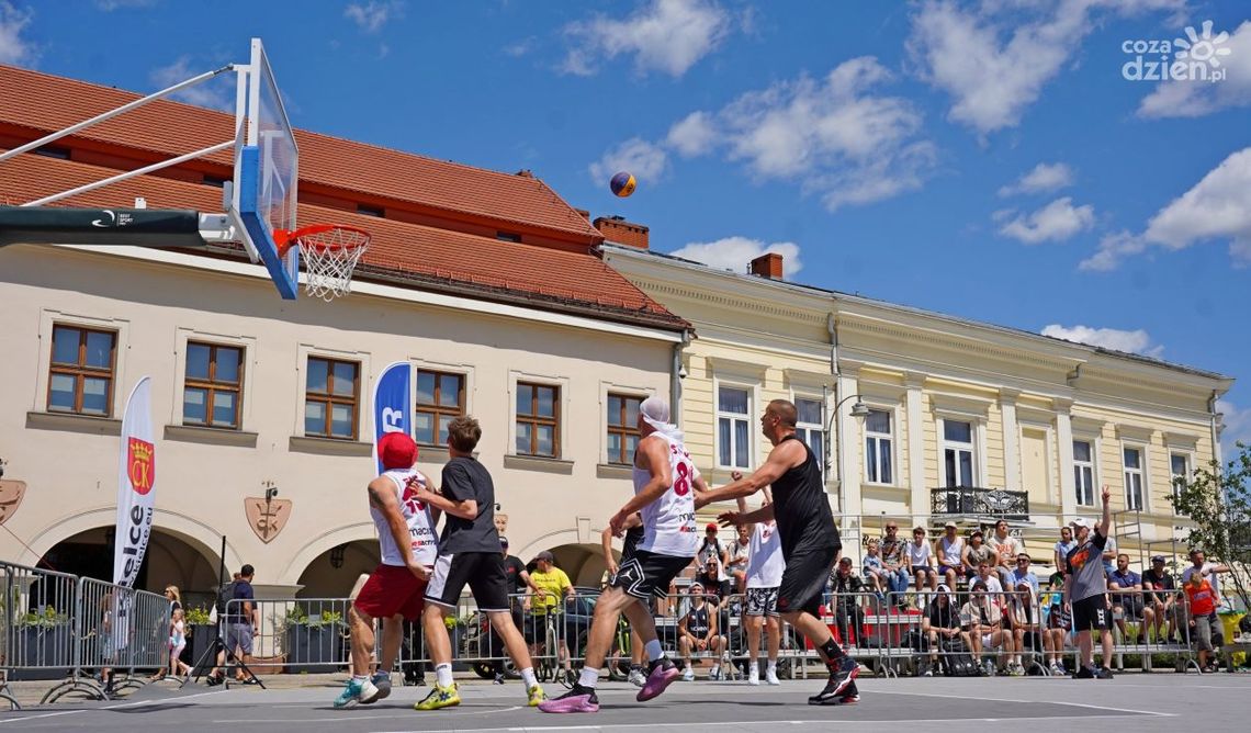 MOSiR Basket Cup 2025: Emocjonujący Turniej Koszykówki 3x3 na Rynku w Kielcach