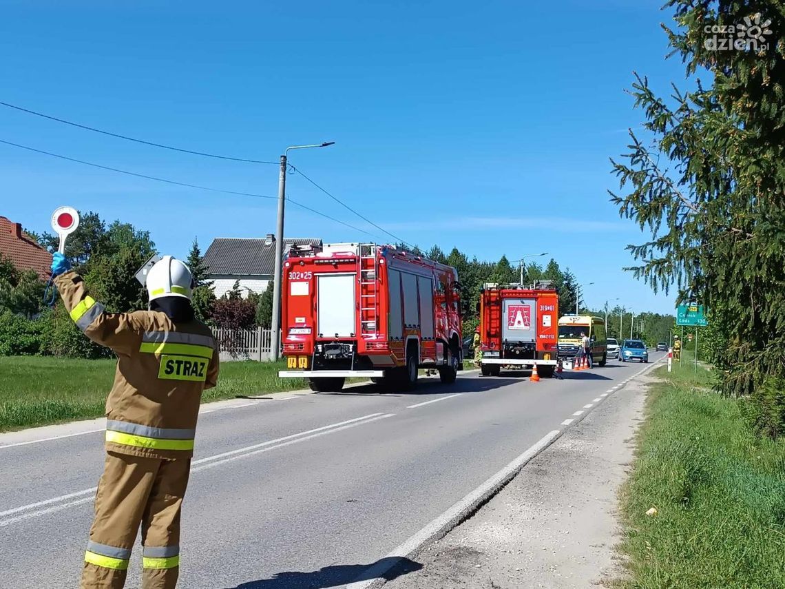 Motocyklista ranny w wypadku w Tumlinie Motocyklista ranny w wypadku w Tumlinie