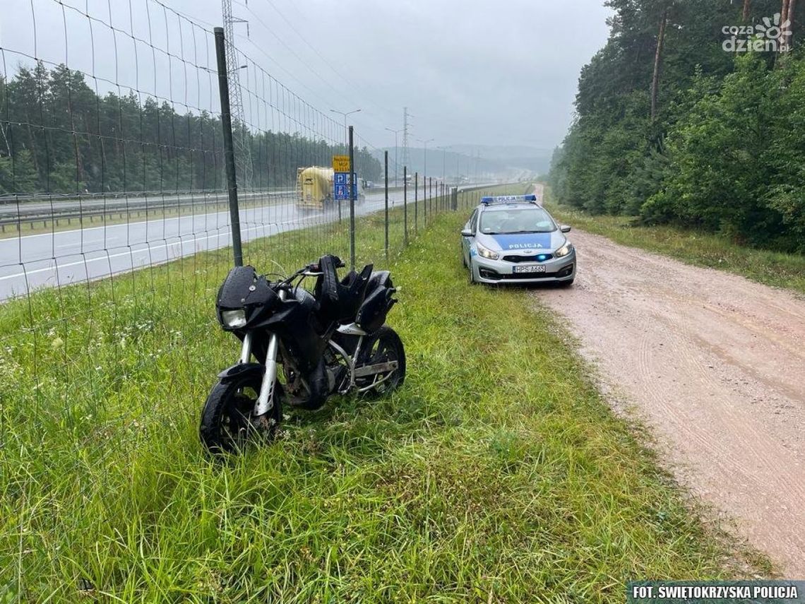 Motocyklista zatrzymany podczas akcji „Cross – Quad” Motocyklista zatrzymany podczas akcji „Cross – Quad”