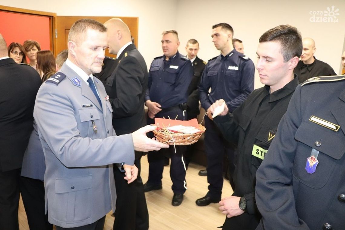 Mundurowi przełamali się opłatkiem