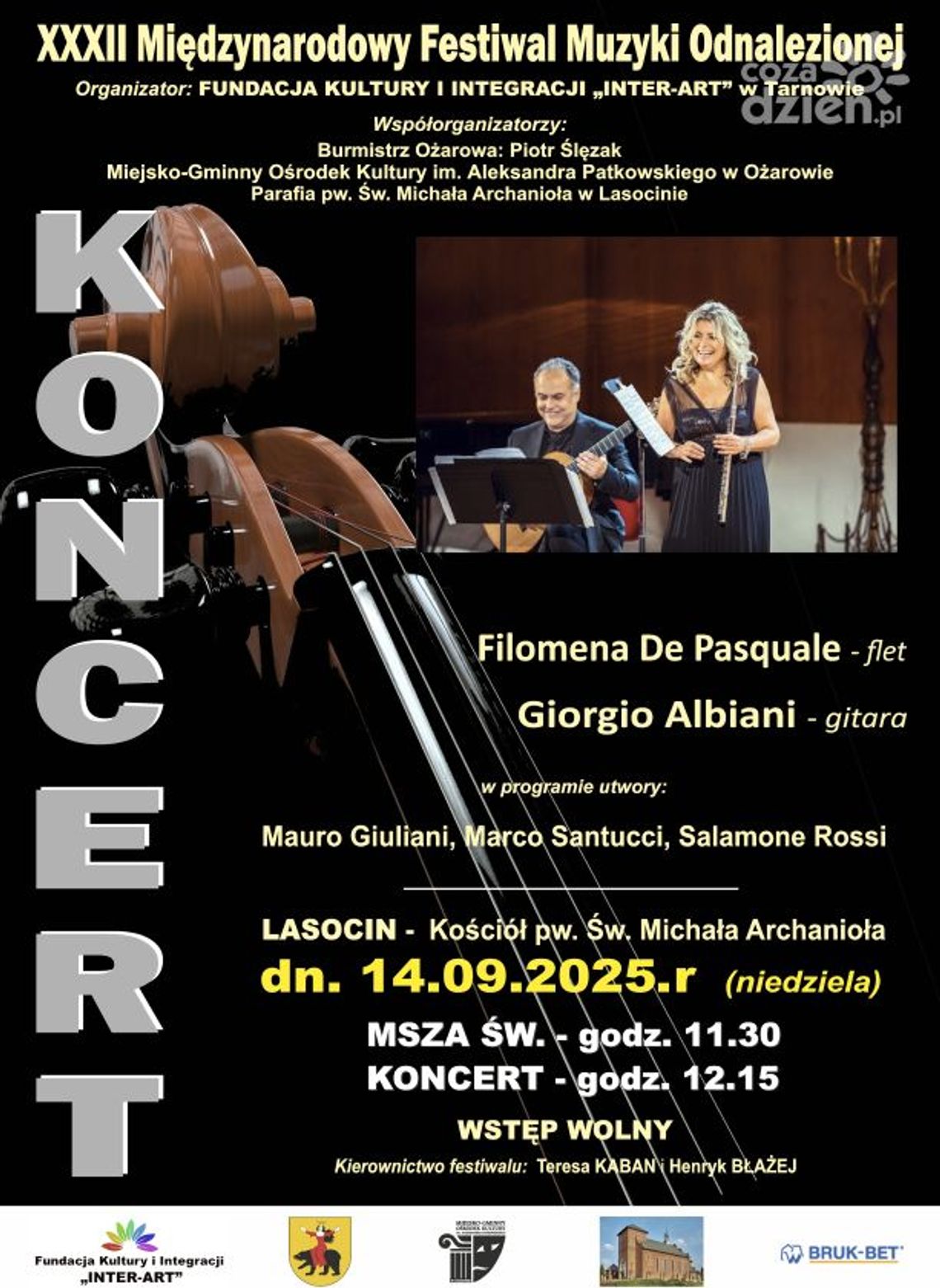 Muzyka odnaleziona zabrzmi w kościele w Lasocinie Muzyka odnaleziona zabrzmi w kościele w Lasocinie