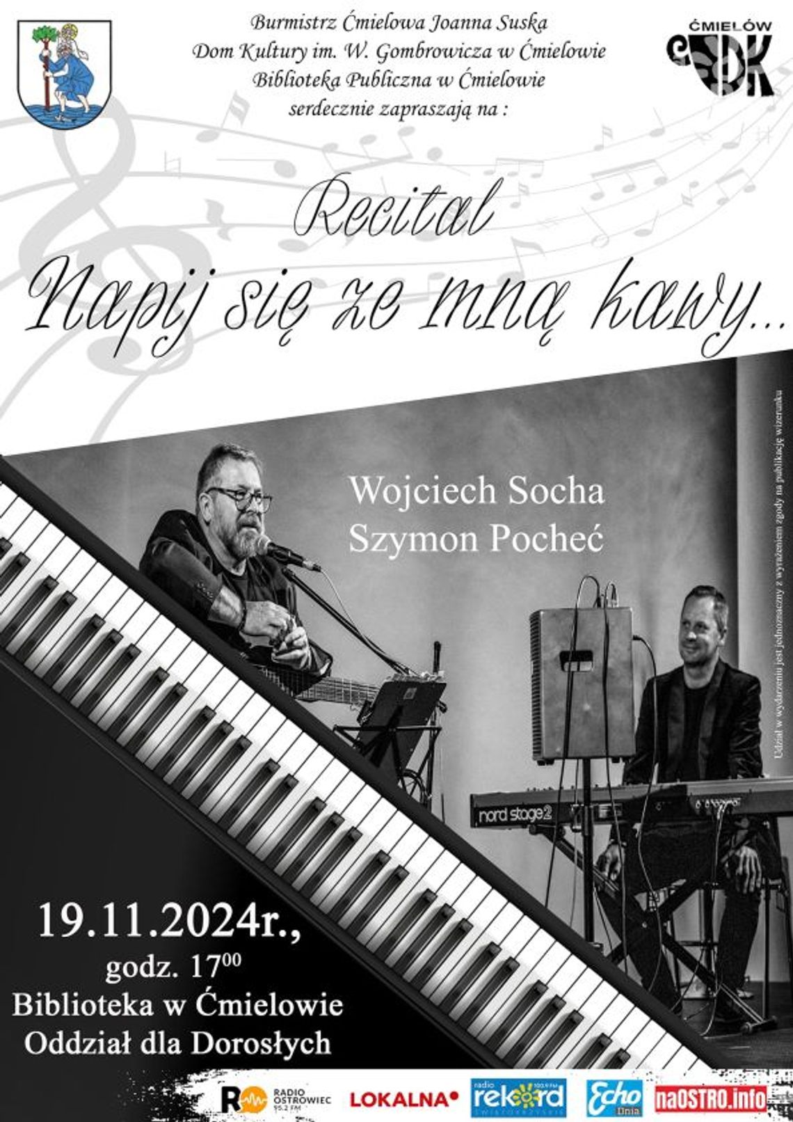 Muzyka w ćmielowskiej bibliotece Muzyka w ćmielowskiej bibliotece