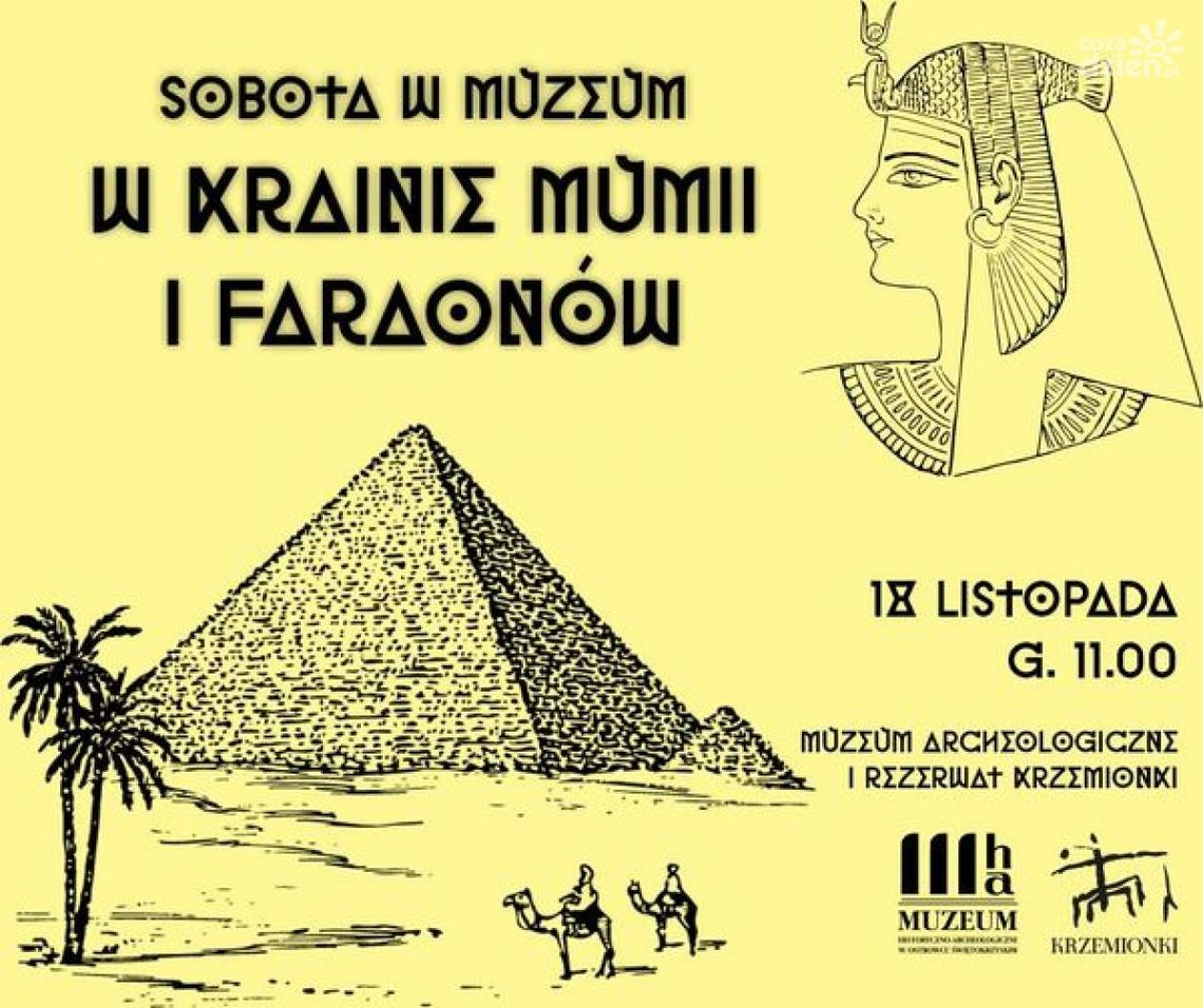Na wyprawę do Egiptu tym razem zaprasza muzeum na Krzemionkach Na wyprawę do Egiptu tym razem zaprasza muzeum na Krzemionkach
