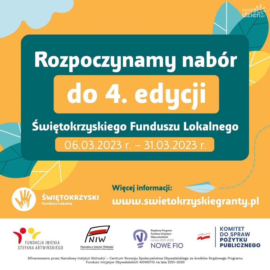 Nabór do Świętokrzyskiego Funduszu Lokalnego