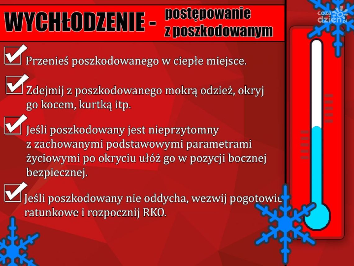 Nadchodzi ochłodzenie i zagrożenie wyziębieniem Nadchodzi ochłodzenie i zagrożenie wyziębieniem