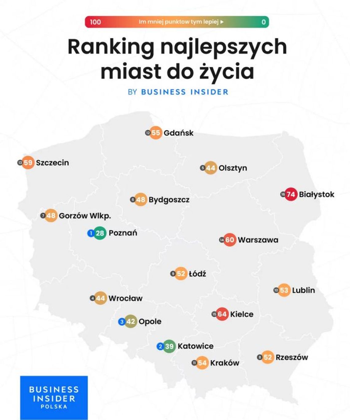 Najlepsze miasta do życia w Polsce. Jak żyje się w Kielcach?