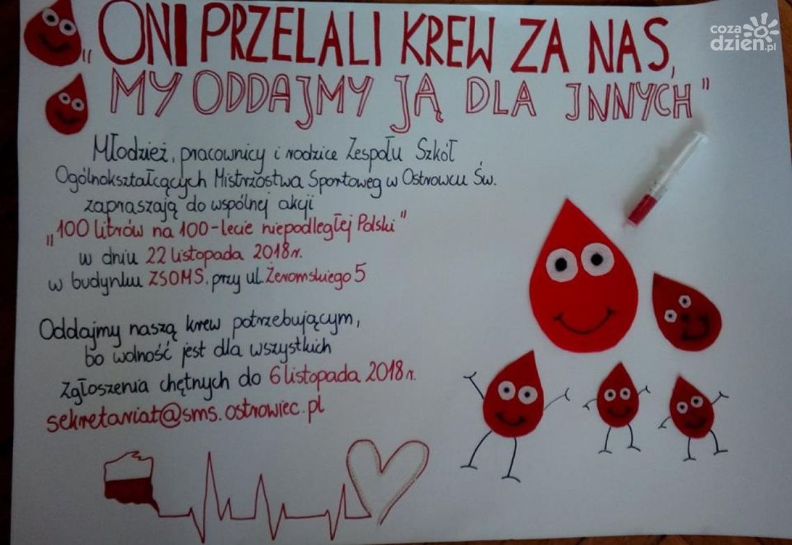 Nie bądźmy obojętni - podzielmy się krwią!