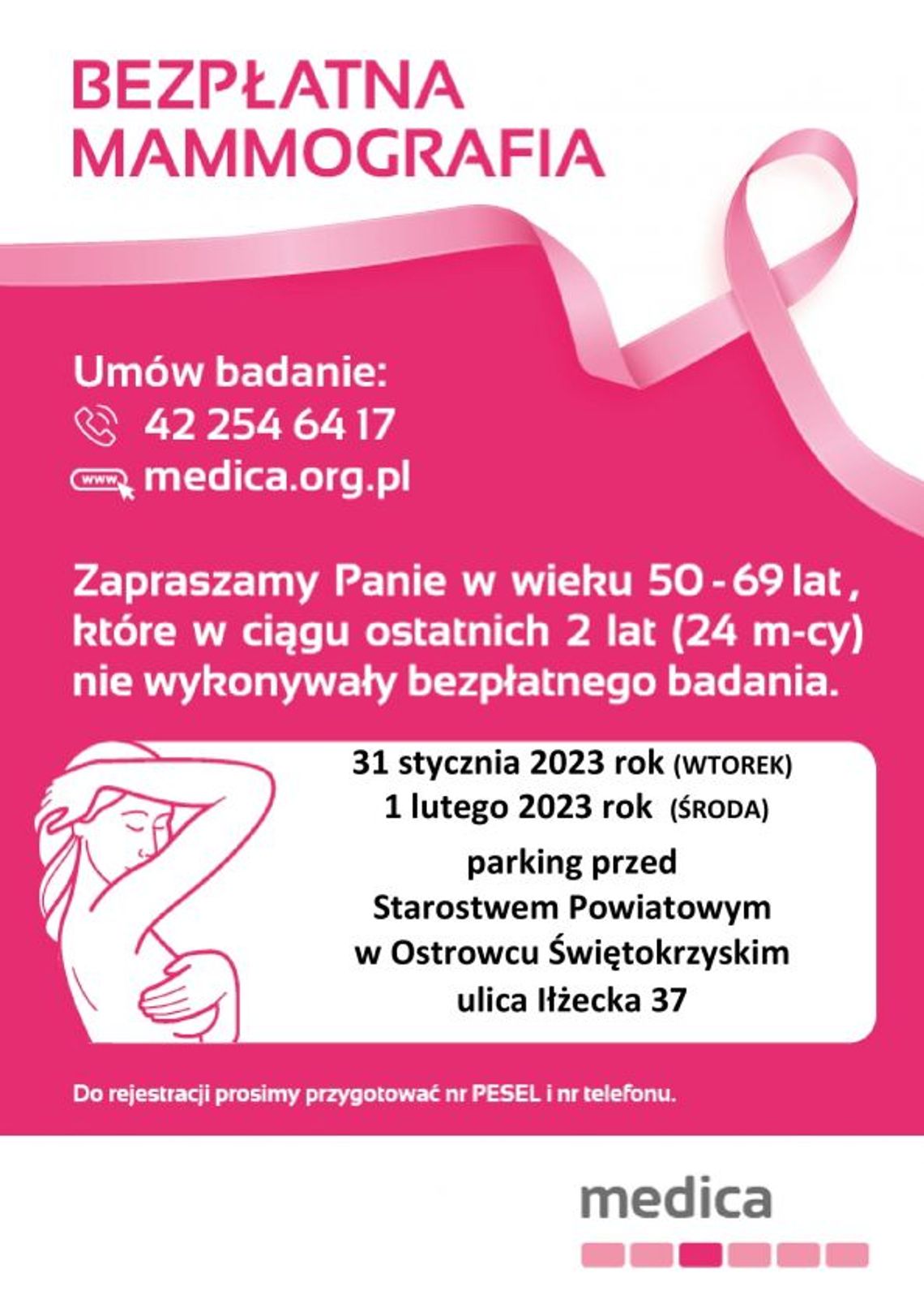 Nie czekaj! Zapisz się na bezpłatne badania