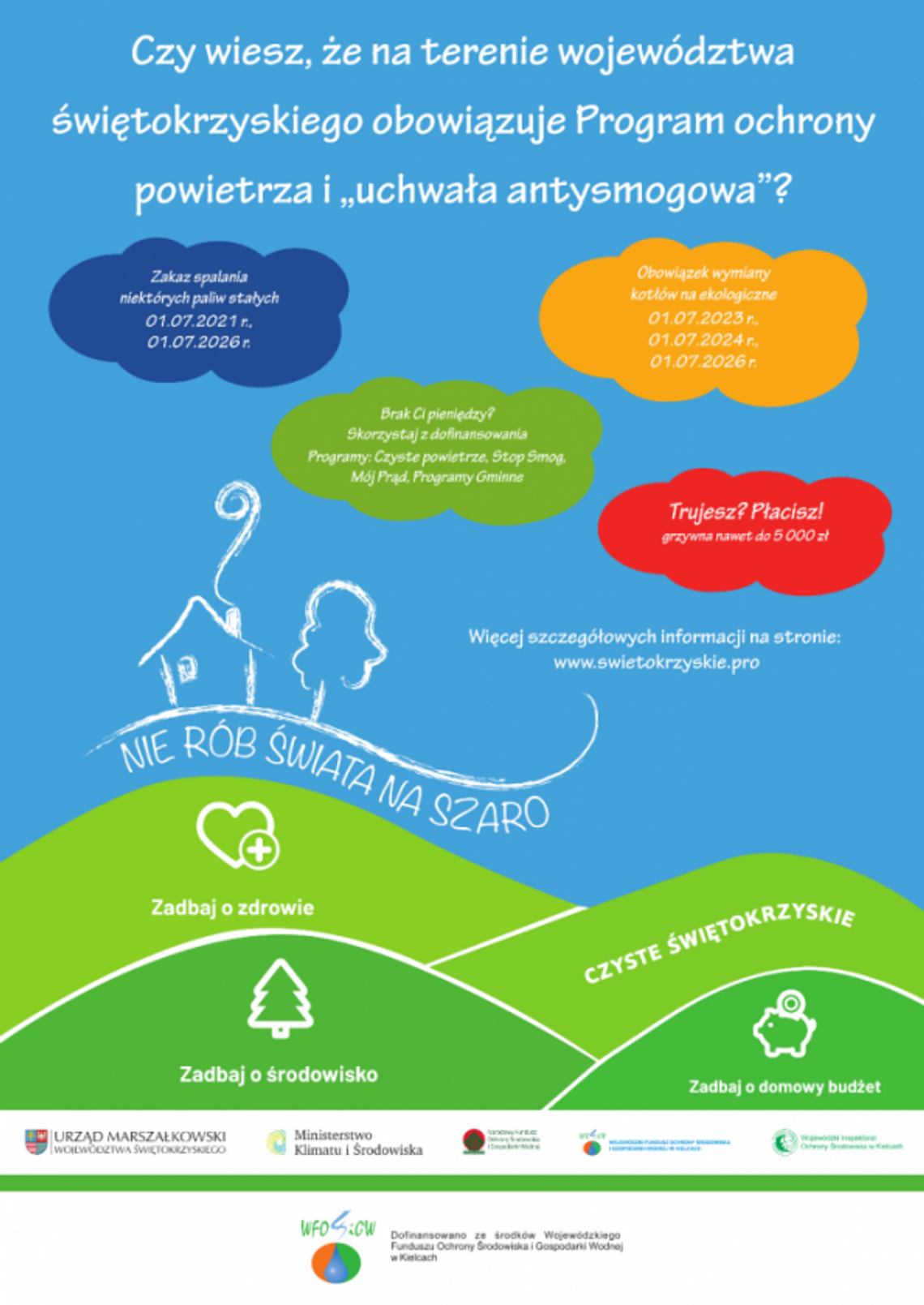 Nie rób świata na szaro - wchodzi uchwała antysmogowa