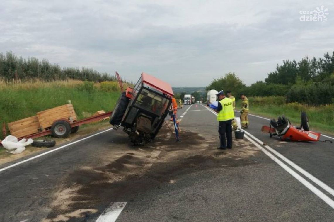 Niebezpieczny poranek na krajowej 79-tce Niebezpieczny poranek na krajowej 79-tce