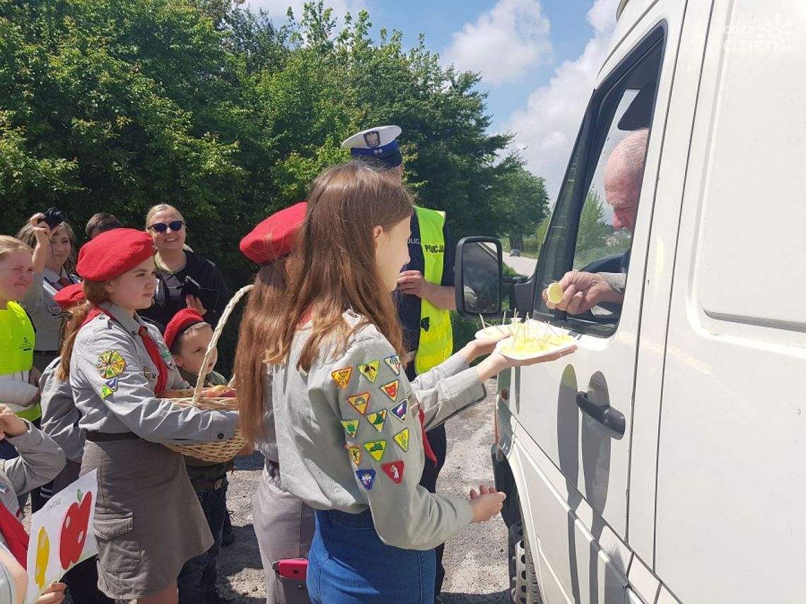 Niecodzienne patrole na drogach powiatu opatowskiego