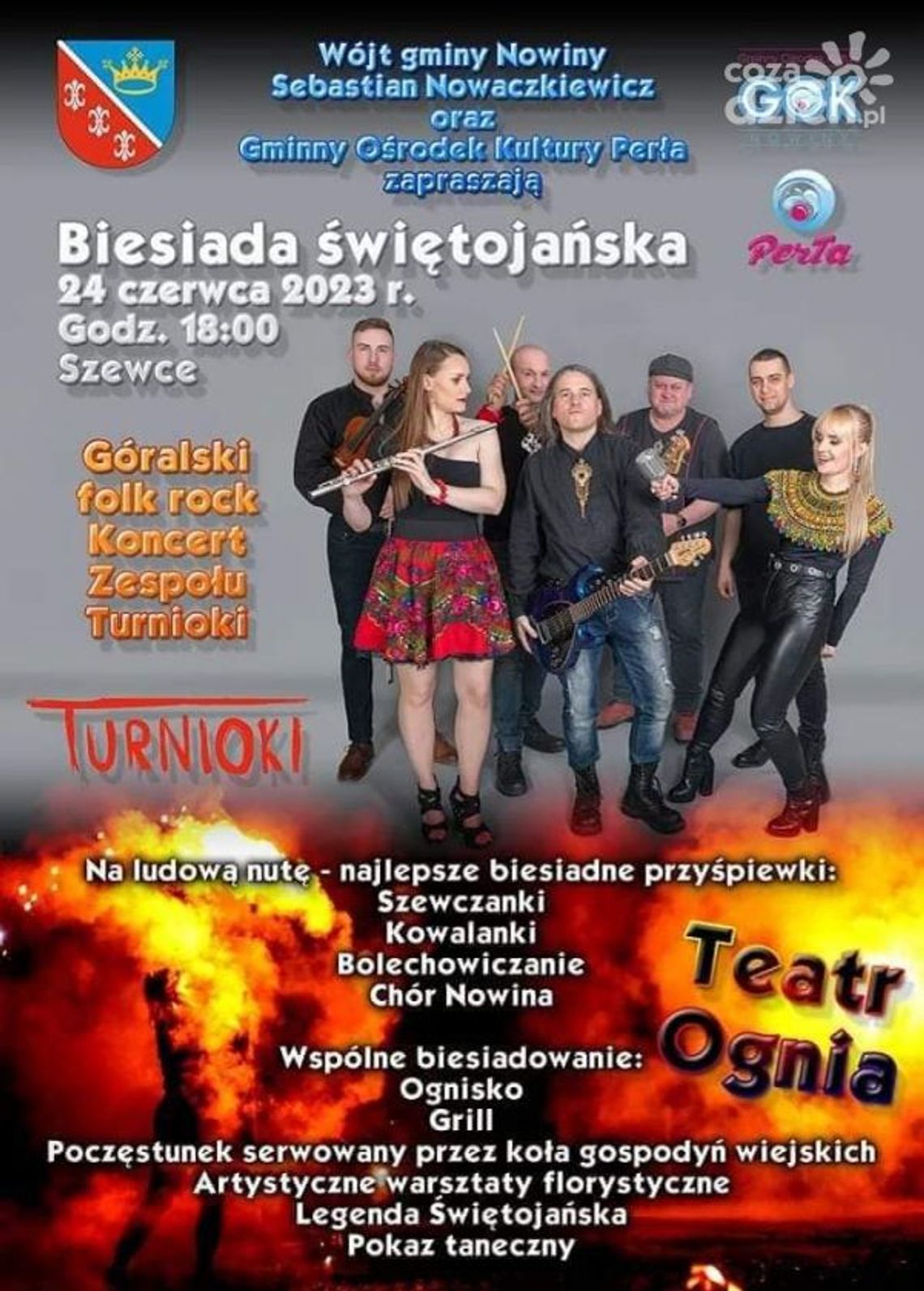 Noc Świętojańska w gminie Nowiny 