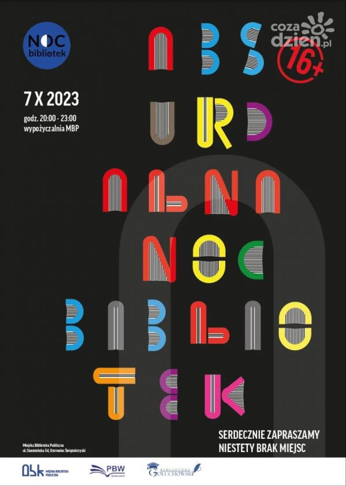 Noc w ostrowieckiej Miejskiej Bibliotece Publicznej Noc w ostrowieckiej Miejskiej Bibliotece Publicznej