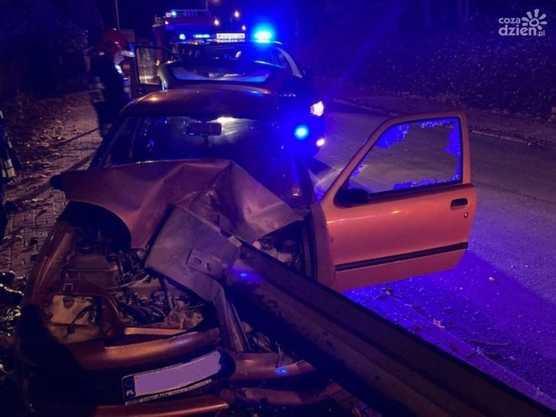 Nocna kolizja na Żeromskiego Nocna kolizja na Żeromskiego