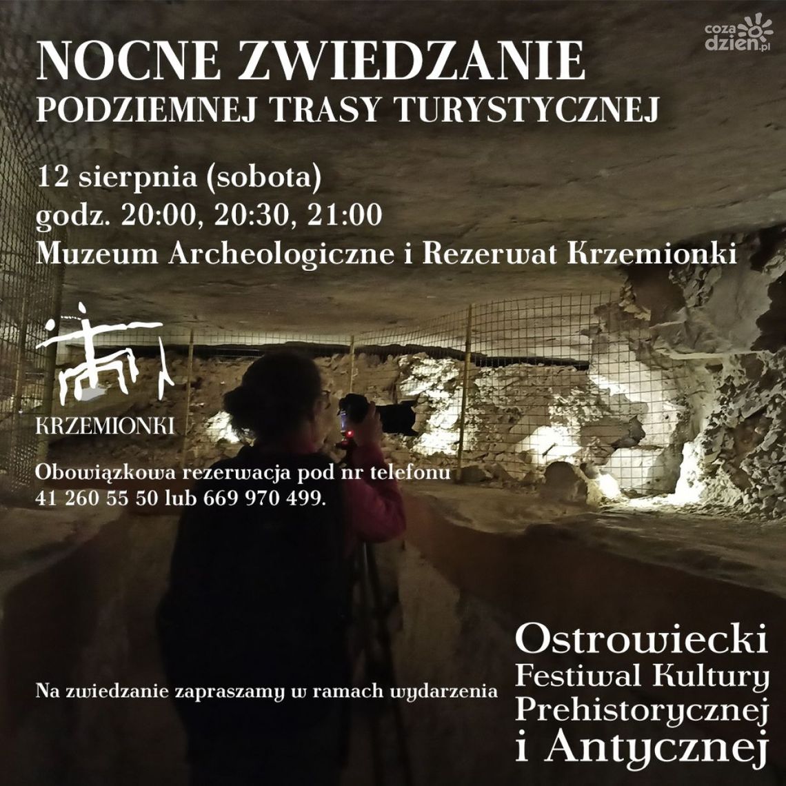 Nocne atrakcje w muzeum na Krzemionkach Nocne atrakcje w muzeum na Krzemionkach