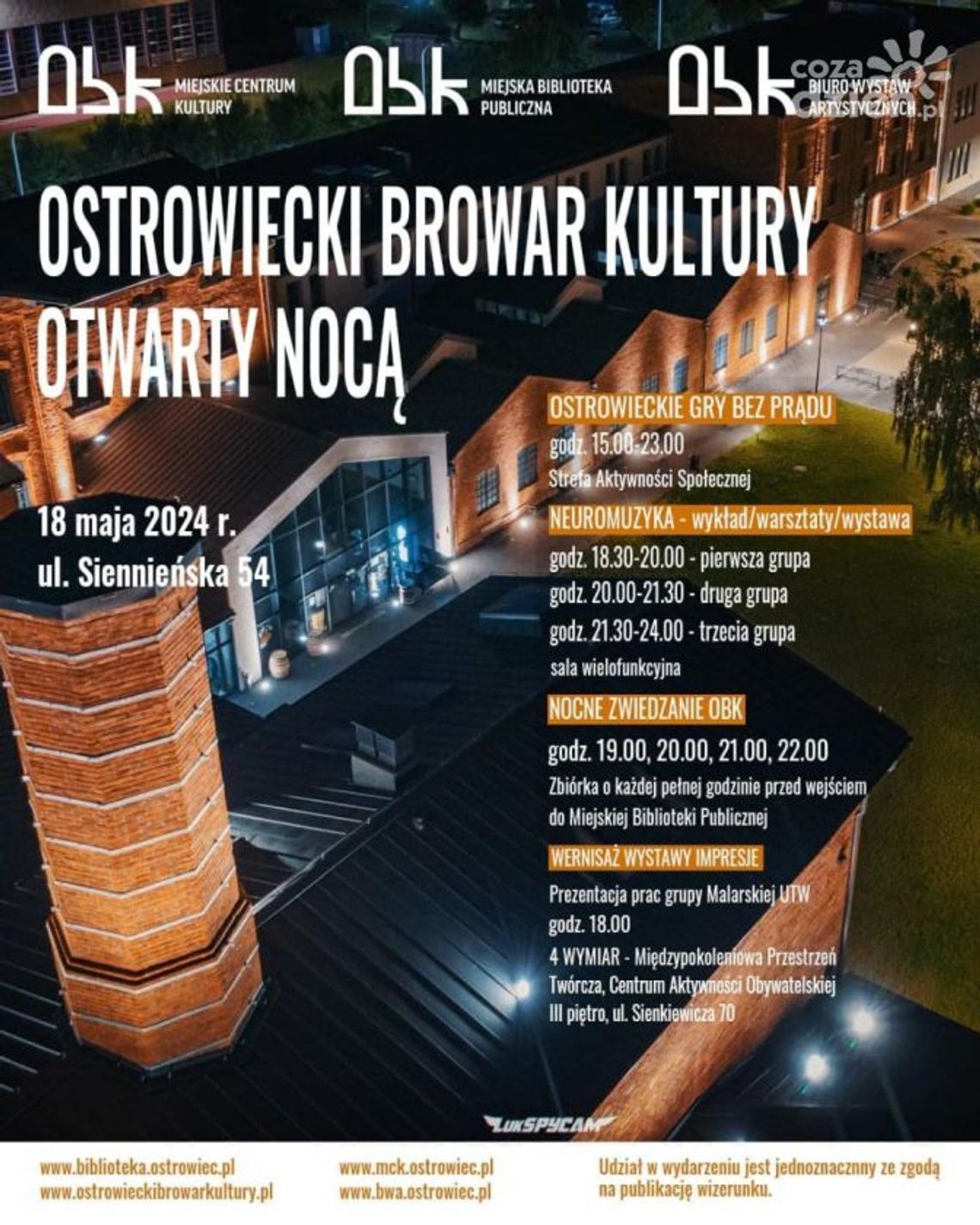 Nocne zwiedzanie ostrowieckich placówek kultury Nocne zwiedzanie ostrowieckich placówek kultury