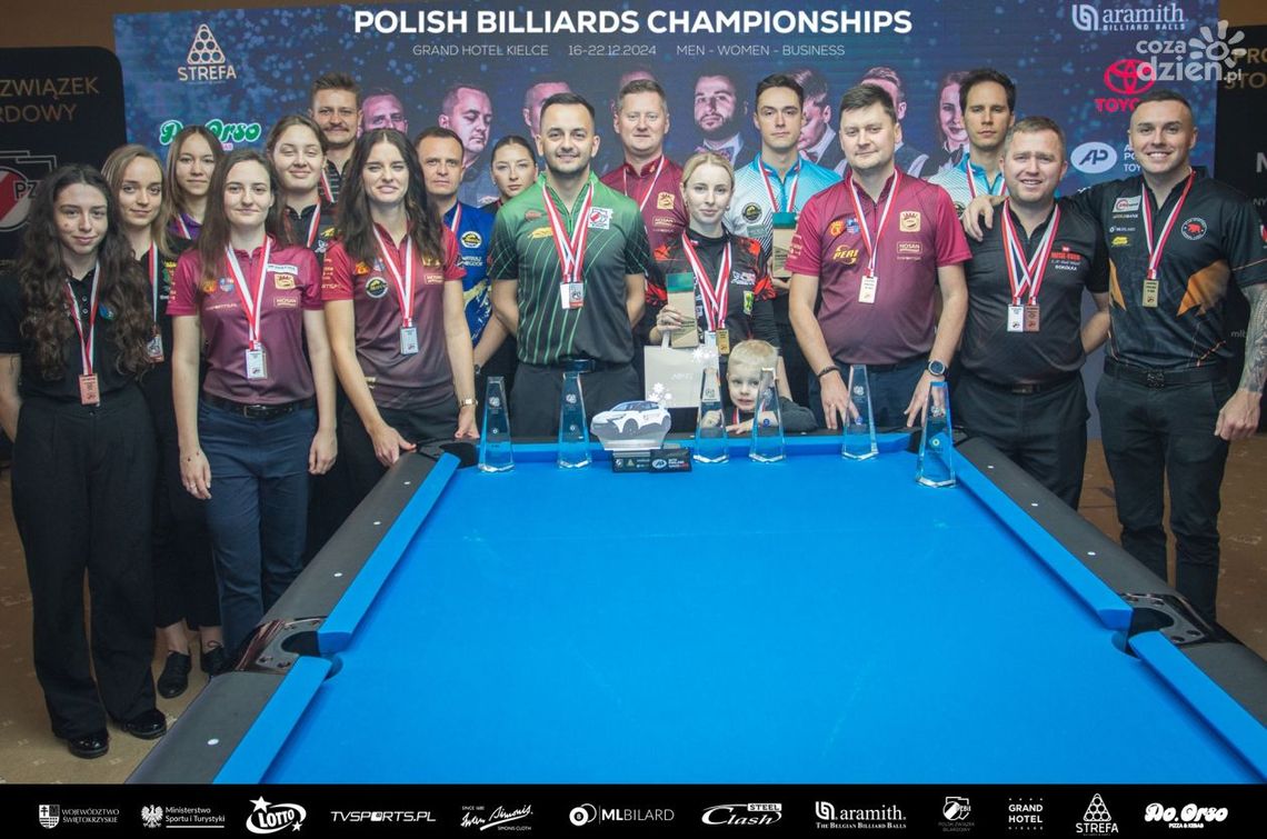 Nosan Kielce na "sześć" - podsumowanie Mistrzostw Polski w bilard Nosan Kielce na "sześć" - podsumowanie Mistrzostw Polski w bilard