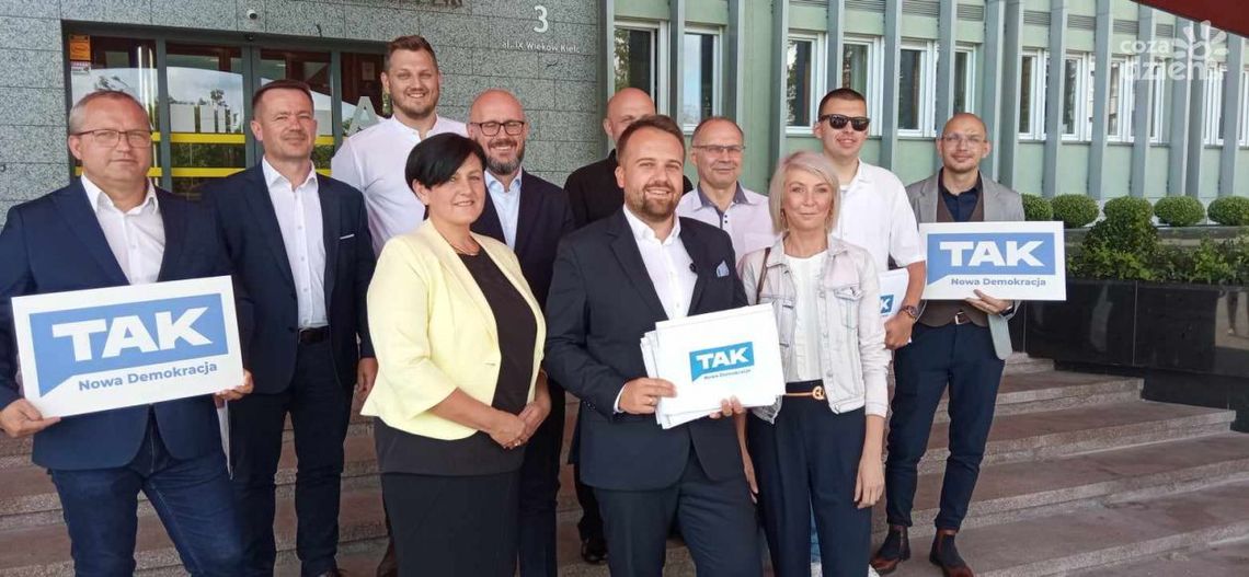 Nowa Demokracja TAK rejestruje swoje listy poparcia Nowa Demokracja TAK rejestruje swoje listy poparcia