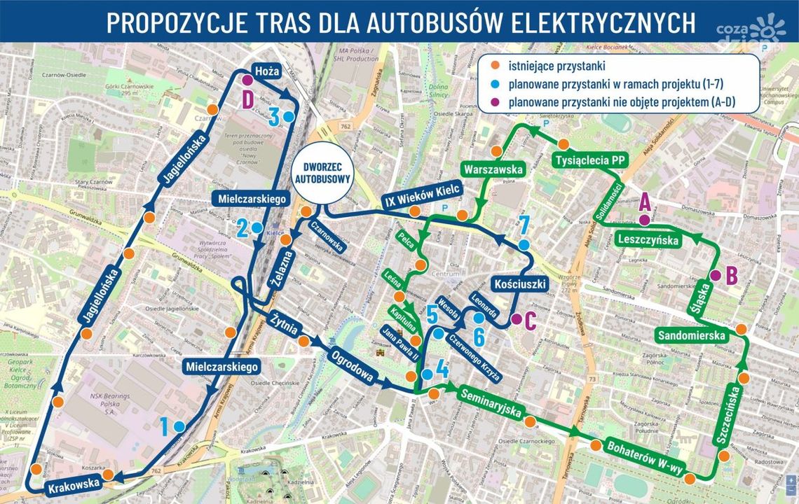 Nowe linie autobusowe i więcej przystanków w Kielcach?