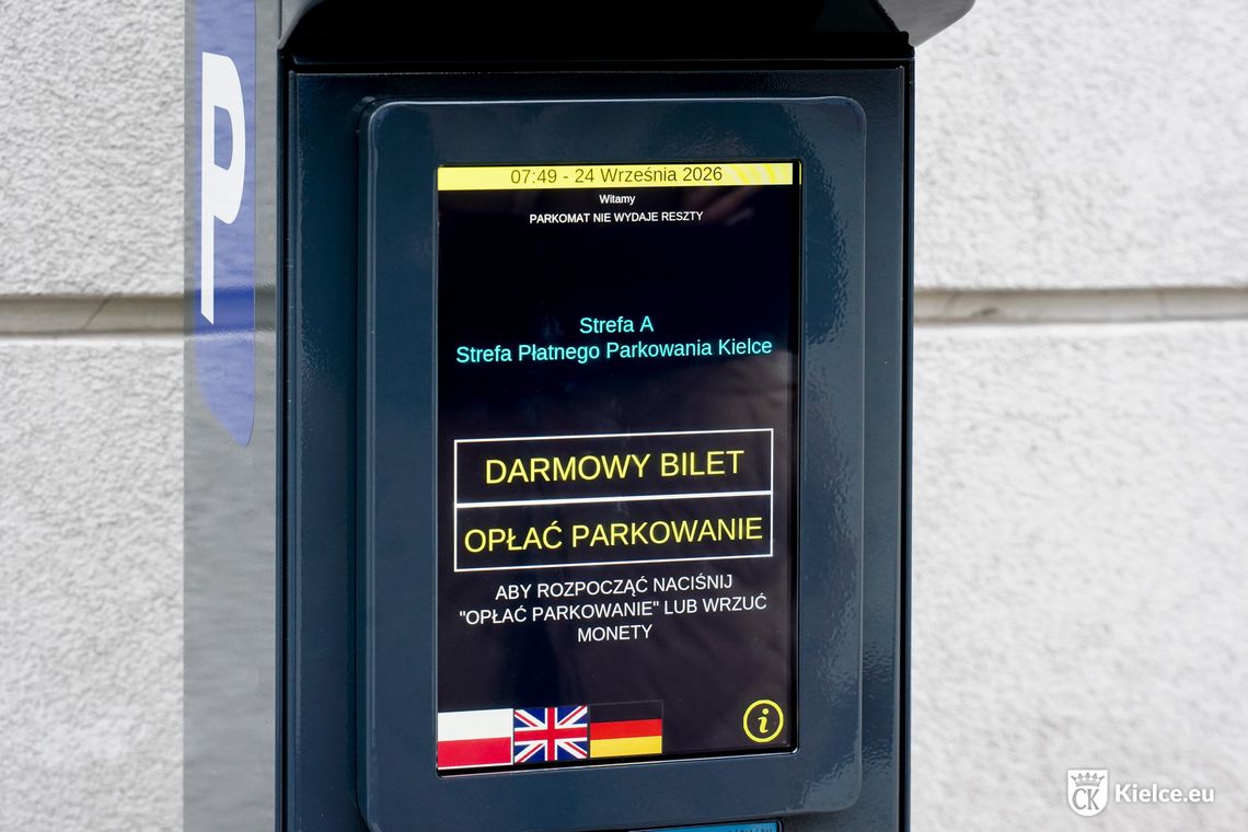 Nowe parkomaty w Kielcach. Kierowcy muszą zwrócić uwagę na numer rejestracyjny Nowe parkomaty w Kielcach. Kierowcy muszą zwrócić uwagę na numer rejestracyjny
