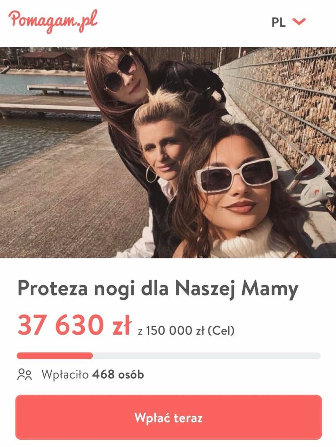 Nowotwór wrócił po latach. Pomóżmy Justynie stanąć na nogi po amputacji