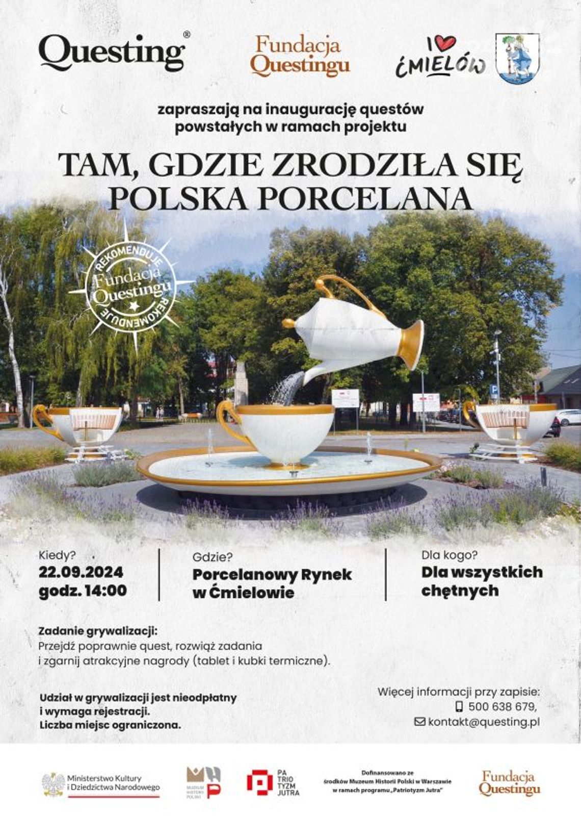 Nowy projekt questowy w Ćmielowie. Odkryj historię polskiej porcelany Nowy projekt questowy w Ćmielowie. Odkryj historię polskiej porcelany