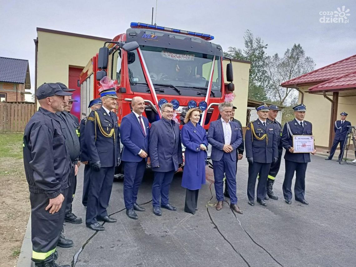 Nowy wóz strażacki dla druhów z OSP Drugnia