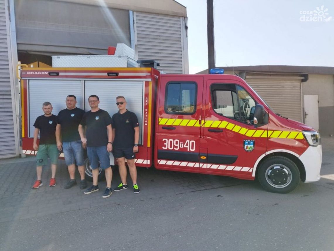 Nowy wóz strażacki w Masłowie